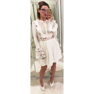 Endless Rose Bell Sleeve Dress with Tied Ribbon